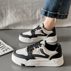 Y2K Black & White Aesthetic Sneakers for Retro Summer Outfits