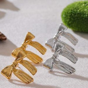 Y2K Bow Earrings: Retro-Inspired Accessories for Your Y2K Summer Outfits