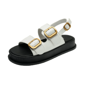 Y2K Buckle Platform Sandals for Retro Summer Outfits and Grunge Vibes