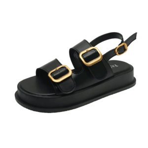 Y2K Buckle Platform Sandals for Retro Summer Outfits and Grunge Vibes