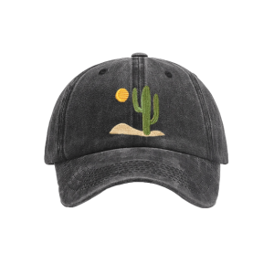 Y2K Cactus Baseball Cap for Trendy Summer Outfits and Retro Vibes