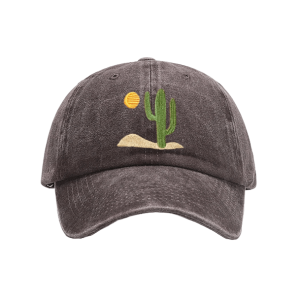 Y2K Cactus Baseball Cap for Trendy Summer Outfits and Retro Vibes