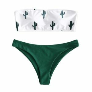 Y2K Cactus Swimsuit: Trendy Summer Outfit for Retro Vibes