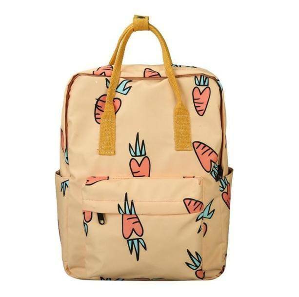 Y2K Carrot Backpack: Retro 90s Style for Summer Outfits & Grunge Looks