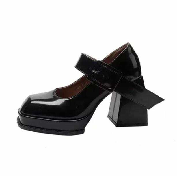 Y2K Chunky Platform Heels for Retro 90s Summer Outfits and Parties