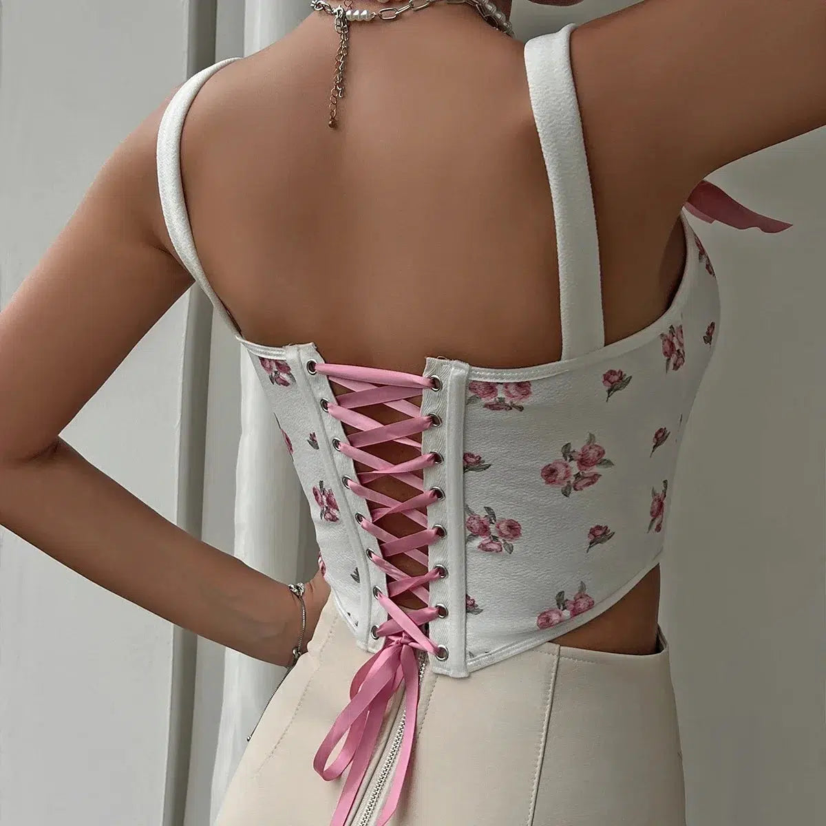 Y2K Coquette Baby Angel Corset Top for Retro Summer Outfits