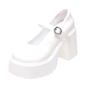 Y2K Coquette Chunky High Heels for Retro Summer Party Outfits