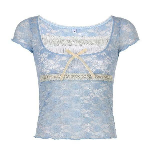 Y2K Coquette Lace Top: Vintage-Inspired Summer Fashion Essential