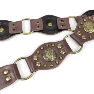 Y2K Cowgirl Buckle Belt for Retro 90s Fashion and Grunge Outfits