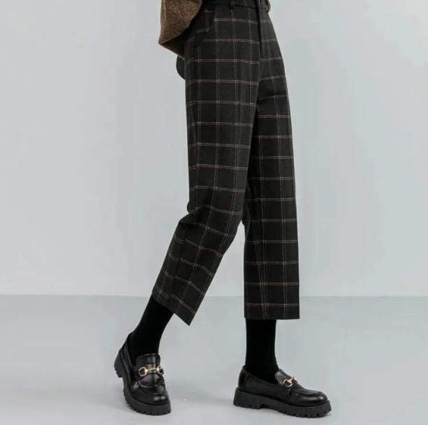 Y2K Dark Academia Pants: Retro Grunge Style for Trendy Outfits