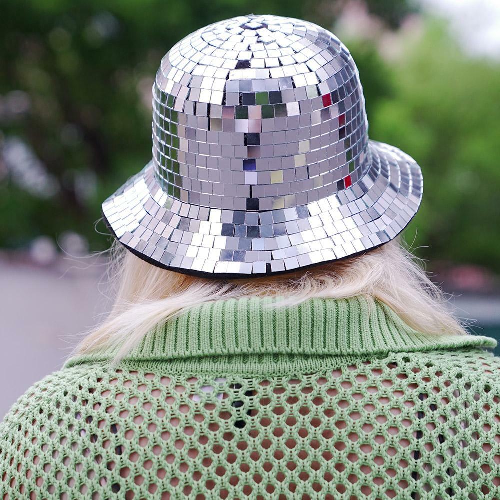 Y2K Disco Ball Cowgirl Hat for Retro Summer Outfits and Parties