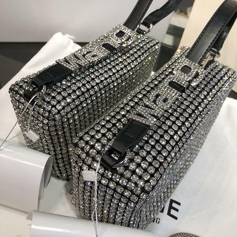 Y2K Disco Cowgirl Rhinestone Handbag for Retro Summer Outfits