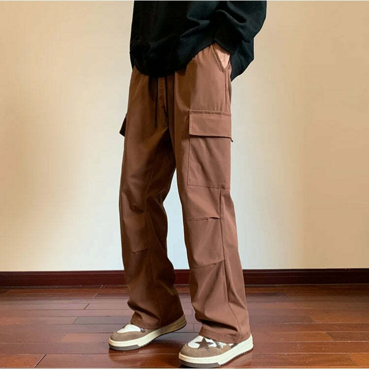 Y2K Drawstring Cargo Parachute Pants for Trendy Summer Outfits