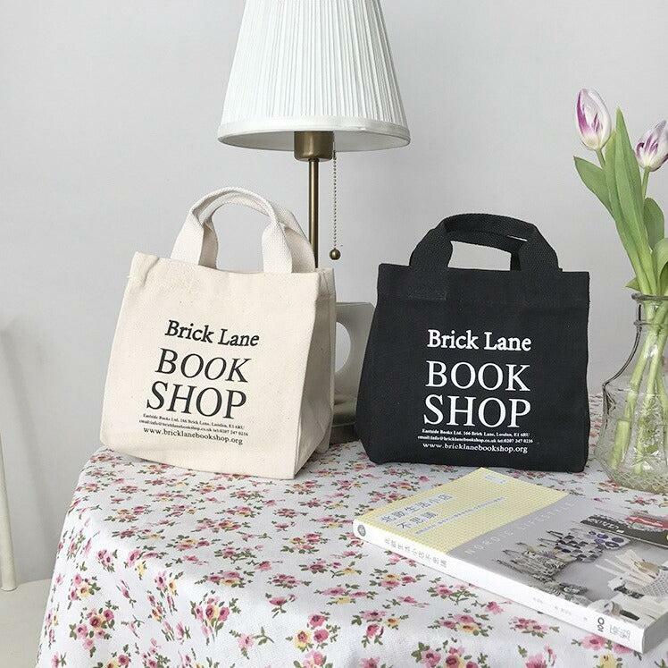 Y2K Fashion Brick Lane Bookshop Cloth Bag - Retro 90s Style Tote