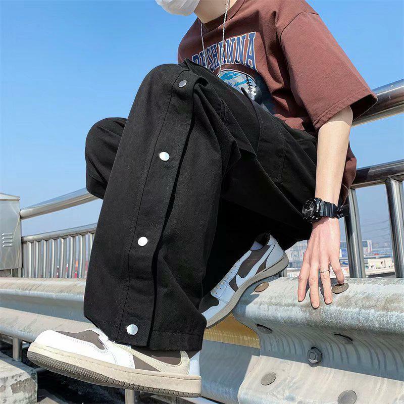 Y2K Fashion Elastic Waist Wide Leg Cargo Pants for Trendy Summer Vibes