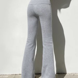 Y2K Flare Sweatpants: Retro 90s Grunge Style for Trendy Summer Outfits