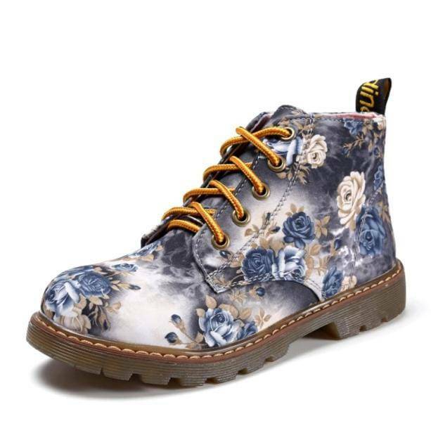 Y2K Floral Print Ankle Shoes for Summer Outfits and Retro Vibes