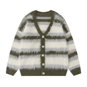 Y2K Fluffy Plush Cozy Sweater for Retro Summer Vibes and Grunge Style