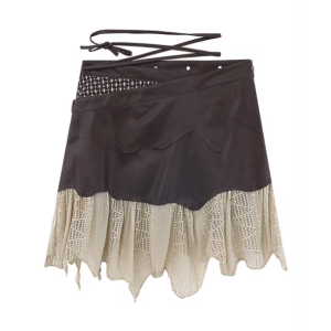 Y2K Forest Fairy Mini Skirt - Retro Summer Outfit for a Magical Look