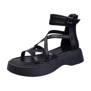 Y2K Forest Fairy Platform Sandals for Retro Summer Vibes