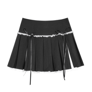 Y2K French Aesthetic Mini Skirt - Trendy Retro Summer Outfit