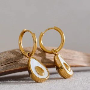 Y2K Gold Hoop Earrings for Retro Summer Outfits and 90s Fashion Vibes