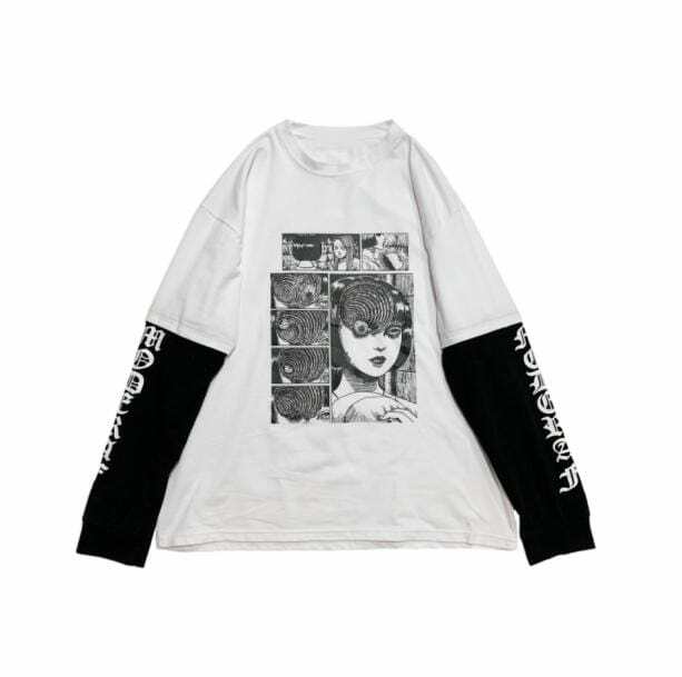 Y2K Grunge Anime Horror Sweatshirt - Retro 90s Style for Unique Outfits