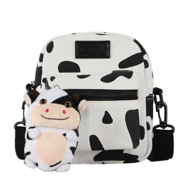 Y2K Grunge Crazy Cow Bag - Retro 90s Style for Summer Outfits