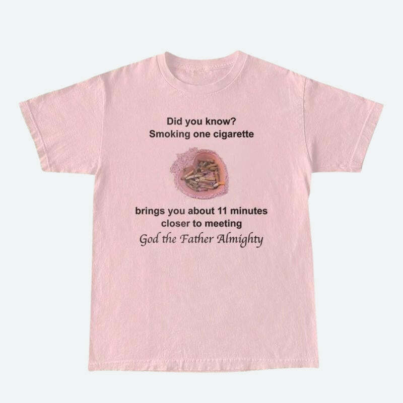 Y2K Grunge God The Father Almighty Tee - Retro 90s Summer Outfit