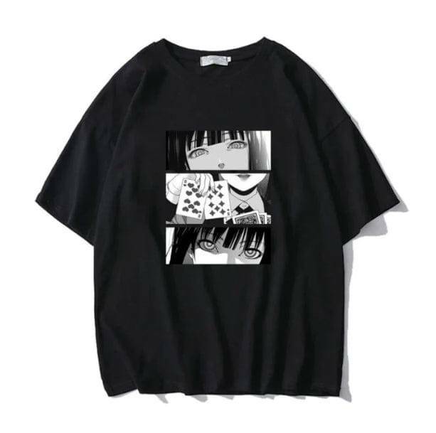 Y2K Grunge Kakegurui T-Shirt: Retro 90s Style for Trendy Outfits