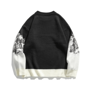 Y2K Grunge Mountain Peak Sweater - Retro 90s Fashion Essential