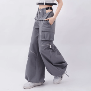 Y2K Grunge Open Zip Pants for Trendy Summer Outfits & Retro Vibes