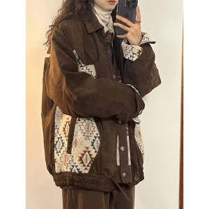 Y2K Grunge Retro Fall Jacket for Stylish 90s-Inspired Outfits