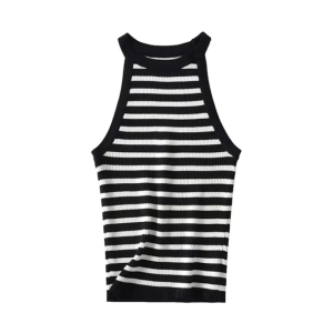 Y2K Grunge Sailing Sleeveless Top - Retro Summer Outfit Essential