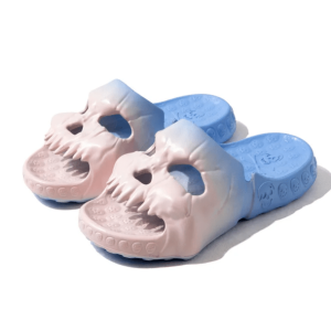 Y2K Grunge Skull Slippers for Retro Summer Vibes and 90s Style