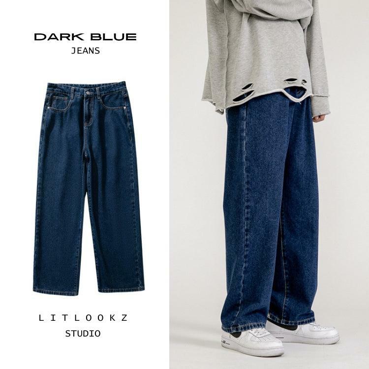 Y2K Grunge Soft Boy Washed Baggy Jeans for Retro Summer Outfits