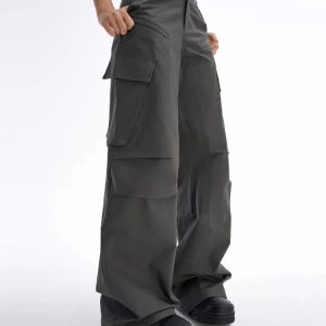 Y2K Grunge Streetwear Sport Cargo Pants for Trendy Summer Outfits