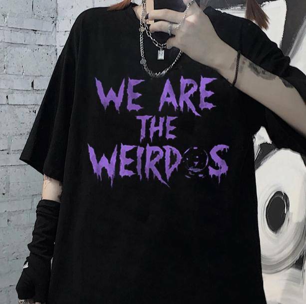 Y2K Grunge Weirdos T-Shirt - Retro 90s Fashion for Unique Styles