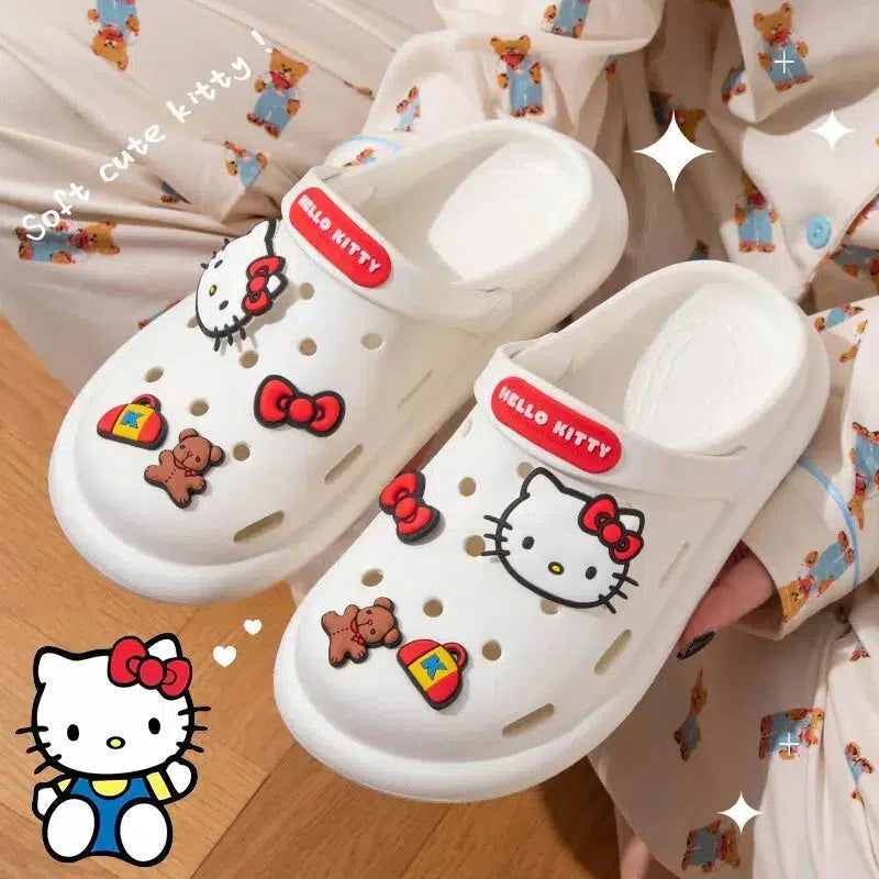 Y2K Hello Kitty Slippers: Retro Cute Footwear for Summer Vibes