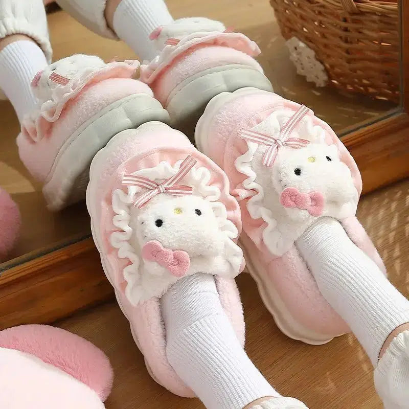 Y2K Hello Kitty Slippers: Retro Cute Footwear for Summer Vibes