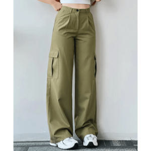 Y2K High Waist Cargo Pants: Trendy 90s Grunge Summer Outfit Essential