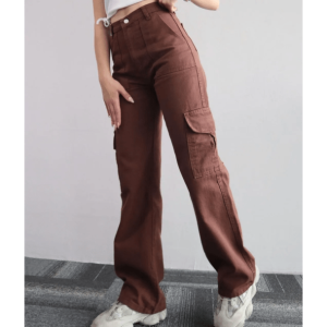 Y2K High Waist Cargo Pants: Trendy 90s Grunge Summer Outfit Essential