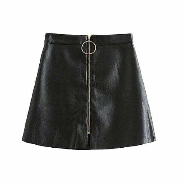 Y2K High Waist Mini Skirt - Trendy Retro Summer Outfit for Women