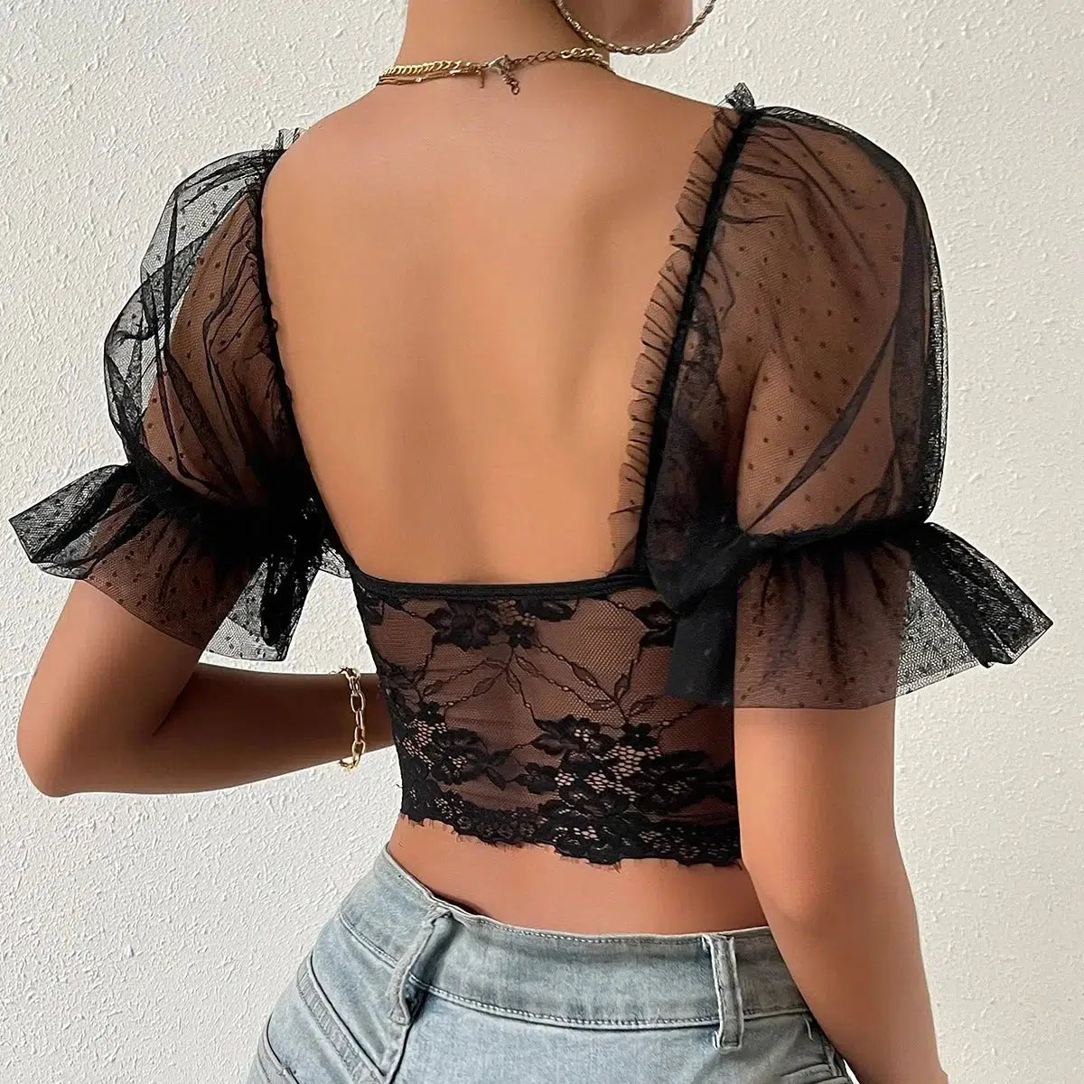 Y2K Lace Bustier Top: Retro Grunge Style for Summer Outfits