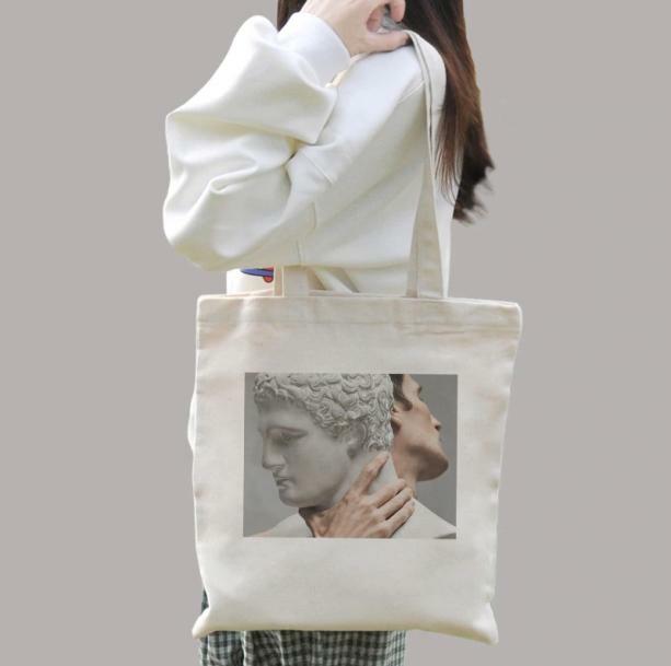 Y2K Michelangelo Tote Bag: Retro 90s Fashion for Summer Outfits