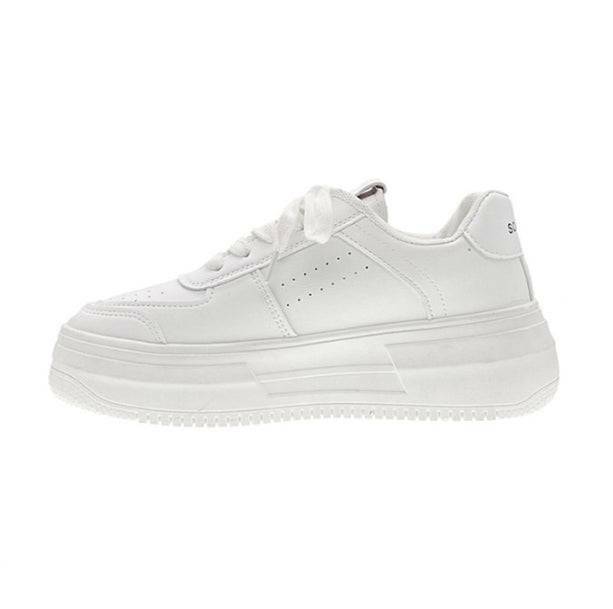 Y2K Minimalist Classic White Sneakers for Retro Summer Outfits