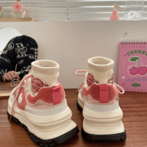 Y2K Nostalgia Pink Sneakers for Retro 90s Summer Outfits