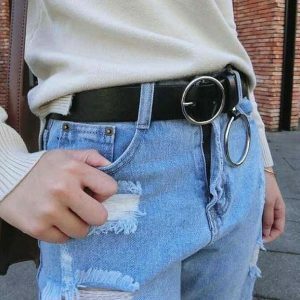 Y2K O-Ring Belt for Retro Style Outfits & Grunge Summer Looks