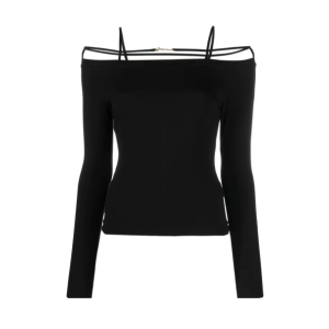 Y2K Off Shoulder Long Sleeve Top for Trendy Summer Outfits