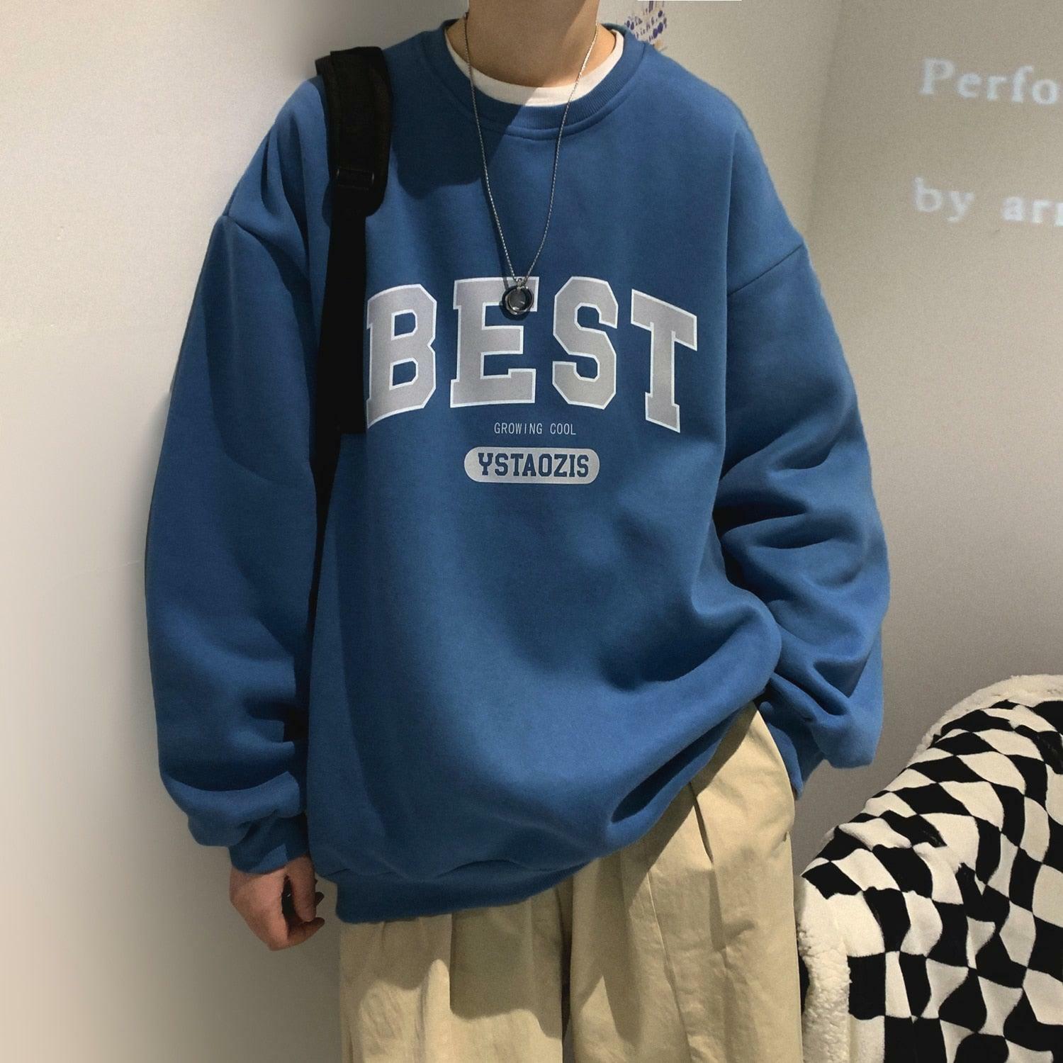 Y2K Oversized Sweatshirt: Retro Soft Boy Style for Trendy Summer Vibes